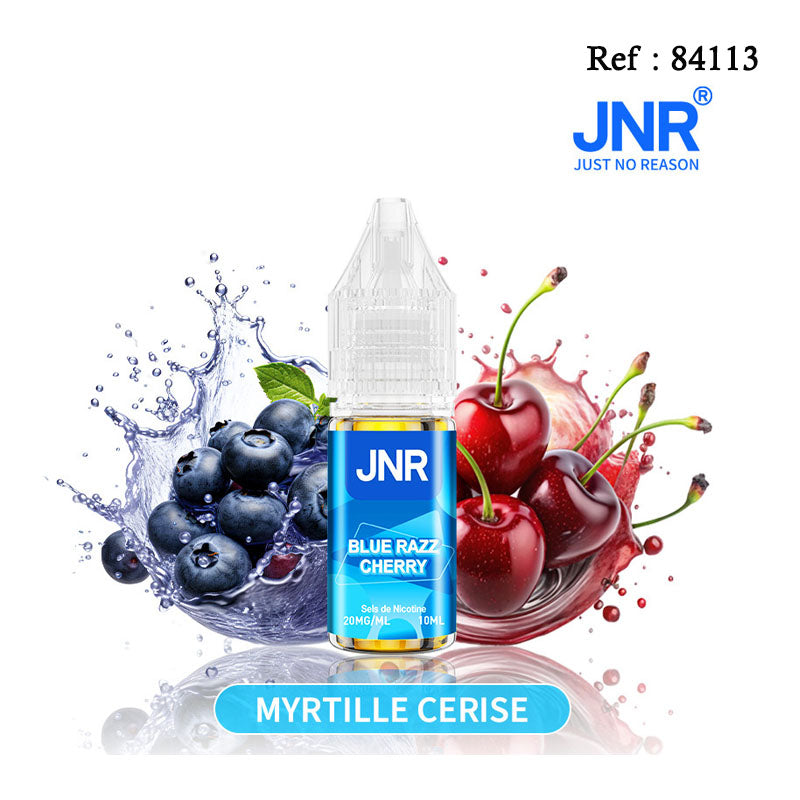 E-liquide Falcon-X JNR Blue Razz Cerise 10mL 20mg/mL - Pack de 10pcs