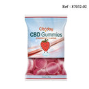 Bonbons gomme CBD Fraise - Cibiday (20mg CBD) sachet de 100g - Jagsmoke